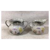Vintage Japanese banko ware ceramic vessels