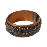 USN Expansion Bracelet w/ Ornate Black Center Oval