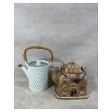 2 Vintage Japanese Teapots