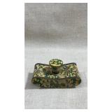 French champlevï¿½ enamel bronze ink blotter r