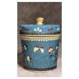 Antique Chinese Cloisonnï¿½ Lidded Trinket Box