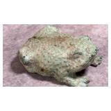 Antique Green Frog Hand-carved Stone