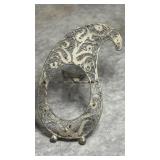Antique Silver Miniature Picture Frame with
