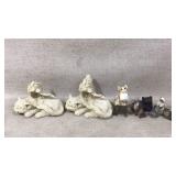 Cat Figurines and Memorial Statues