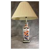 Vintage Large Japanese Imari Vase Table Lamp