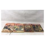 Vintage railroad magazines