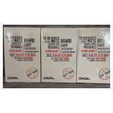 (3) CHAZRA Magnetic Dry-erase Note Board,