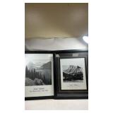 2 framed art prints afrom the 'Ansel Adams The