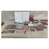 Craft Supplies with Labels and Stickers