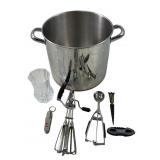 Revere Ware 12 Qt Stock Pot With Extras
