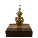 Colombian Quimbaya culture Poporo figure