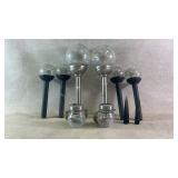 Assortment of solar garden lights