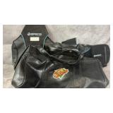 Vintage Baltimore Orioles Leather Duffle Bag,