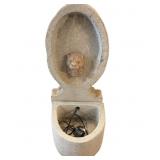2pc Cement Lion Fountain with pump