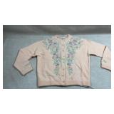 vintage A.A. Annexe beaded cardigan is in a soft