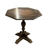 Antique Wooden Octagonal Occasional Table