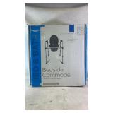 Equate Steel Foldable 3-in-1 Bedside Commode
