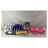 Bike helmets, table covers and more