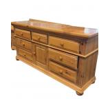 BROYHILL Oak Dresser 9 Drawer