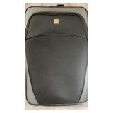 Protege Black and Grey Traveling Suitcase