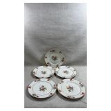 Set of 5 Vtg 10" Warwick made in u.s.a. Dinner
