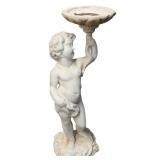 Cement Cherub Garden Statue