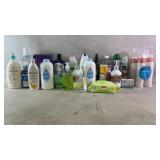 Assortment of bathroom toiletries