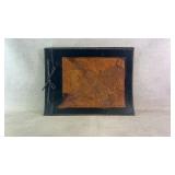 Hand crafted leather LG binder