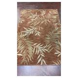 Earth/Natural Area Rug, featuring a large-scale