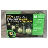 Sunforce 18-bulb Solar String Light Set Dusk to