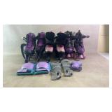 Assortment of womenï¿½s inline & quad skates
