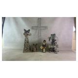 Home decor WELCOME Dog, Metal Cat
