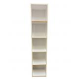 White Tall Cubby Shelf