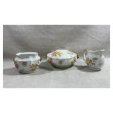 Antique Waterloo potteries trade mark dishes