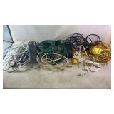Assortment of surge protectors, and extension