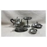 Vtg/antique pewter dishes