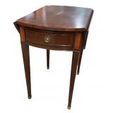 Mahogany Drop Leaf Pembroke Table by Baker