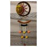 Celestial Sun-themed Wind Chime. 5-stringed,