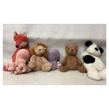 Seven Jellycat Plush Animals
