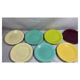 Set of 7 Fiesta ware Homer Laughlin Fiesta D