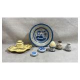 Collection of Vtg/antique Chinese dish ware