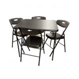 Card Table with 4 Chairs