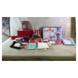 Assortment of Christmas decorations