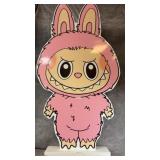 Large Freestanding Pink Labubu Character Styrofoam