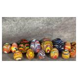 Decorative Murano-style Multicolored Blown Glass