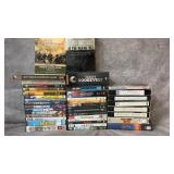 Assortment of DVDï¿½s, CDï¿½s, VHS Tapes, Cassette.