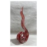 handcrafted Murano-style art glass sculpture