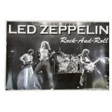 Led Zeppelin performing live on stage poster