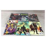 Six Mixed Issue Comic Books from DC and Marvel