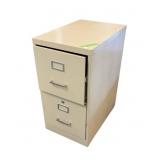 2 Drawer Metal File Cabinet